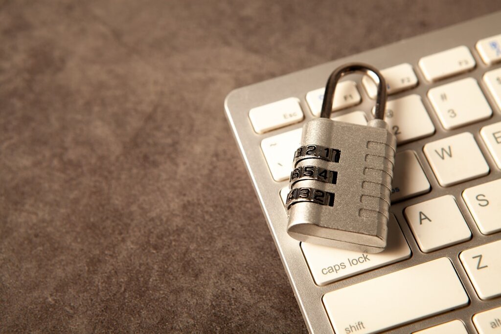 Illustration representing data privacy and encryption