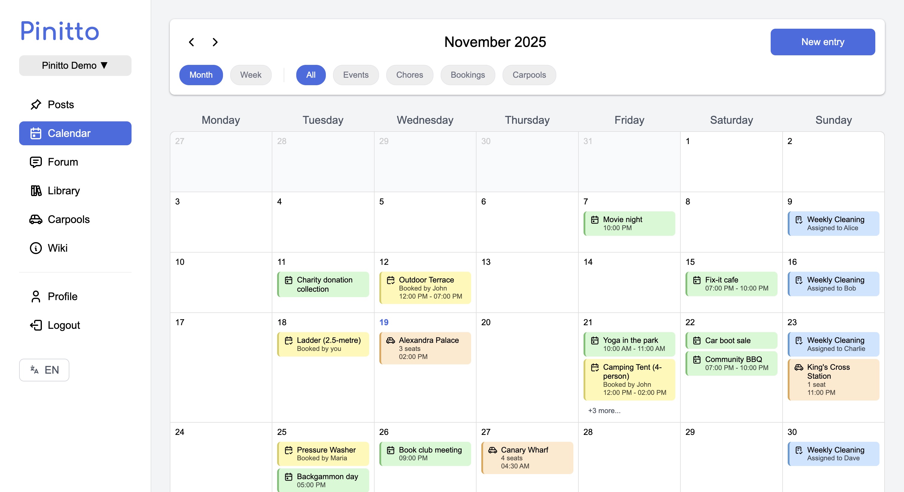 Pinitto App Screenshot 2